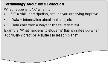 Terminology About Data Collection