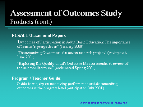 NCSALL PowerPoint Slideshow